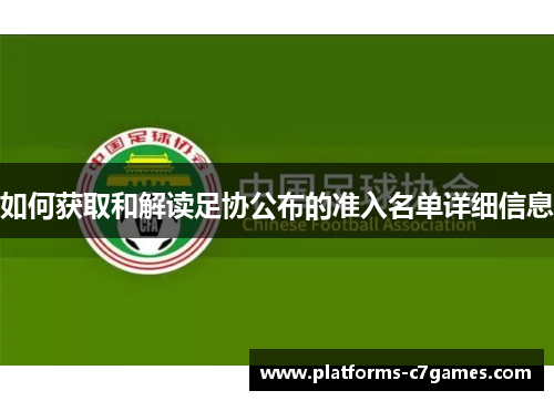如何获取和解读足协公布的准入名单详细信息